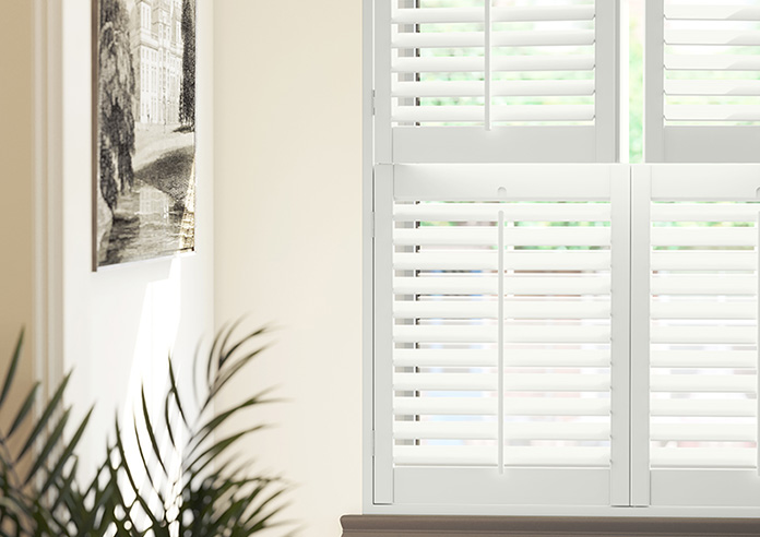 Kensington, Off White - Tier on Tier Plantation Shutter - Image 5